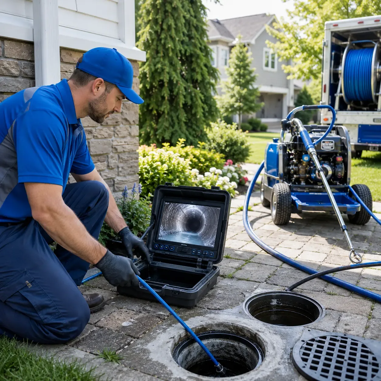 Outdoor drain cleaning professionals serving Pontiac, IL